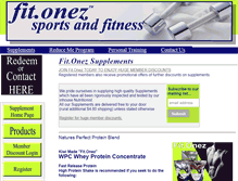 Tablet Screenshot of fitonez.co.nz